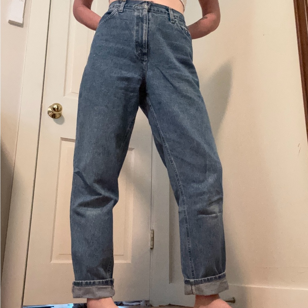 Vintage Chic High Rise Mom Jeans | Light Wash Denim | Made in Mexico | Size 30